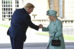 Londra, Trump in visita dalla regina Elisabetta II a Buckingham Palace