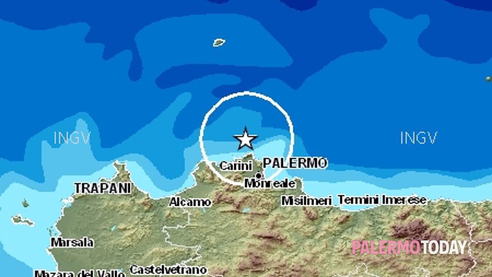 Palermo si sveglia con la paura, con una scossa di terremoto di 4.3