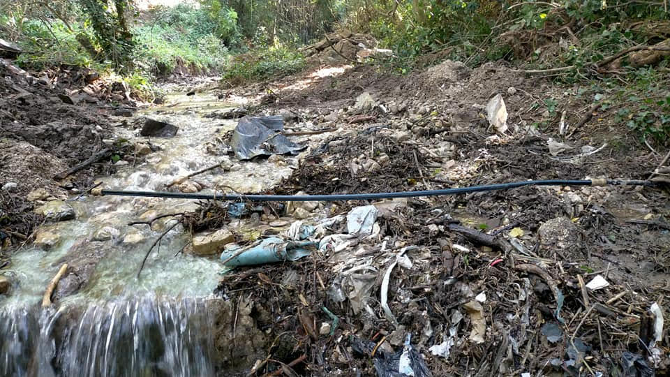 Figuraccia del Comune di Cantalice sugli interventi al Fosso del Vallone