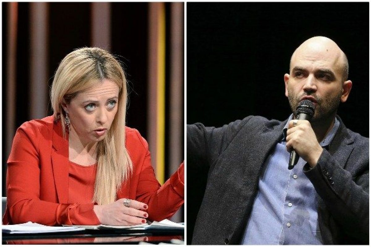 Roberto Saviano rinviato a giudizio per insulti verso Meloni e Salvini