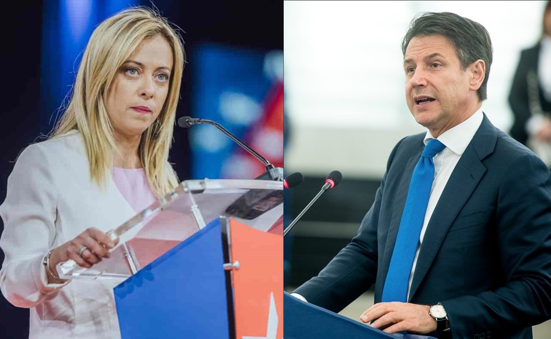 Botta e risposta tra Meloni e Conte alla Camera