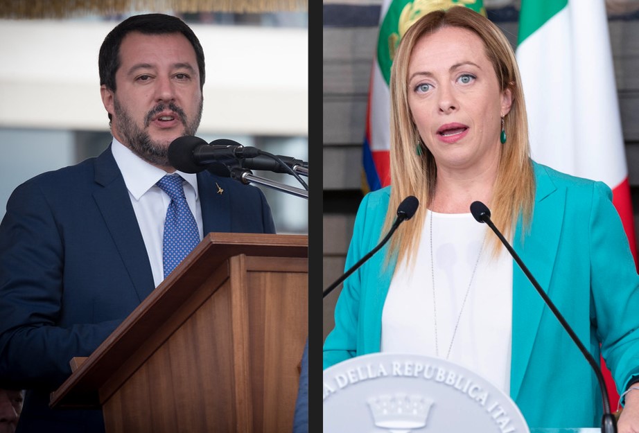 Meloni incontra Salvini a margine del vertice a Palazzo Chigi