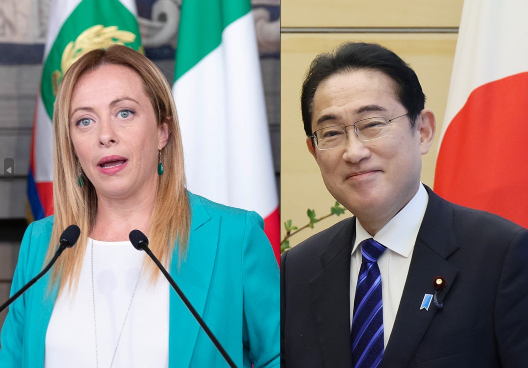 G7: Giorgia Meloni in Giappone incontra Fumio Kishida