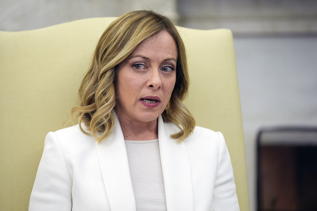 Roma: Giorgia Meloni interviene all’assemblea della Cisl