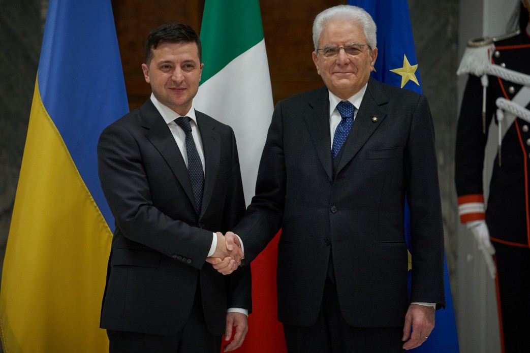 Zelensky a Roma: incontro con il Papa e Mattarella