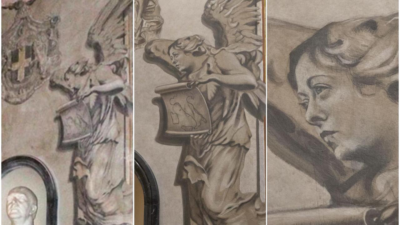 Rimosso l’angelo con il volto della Meloni: stop all’affresco a San Lorenzo in Lucina